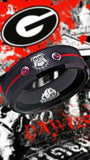 Georgia Bulldogs Ring | Black & Red Wedding Band | Sizes 6 - 13