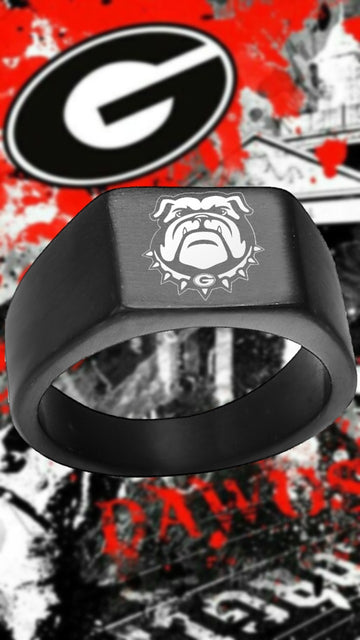 Georgia Bulldogs Ring | Black | Sizes 8-12 | Go Dawgs!
