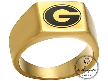 Georgia Bulldogs Ring Bulldogs Logo Ring Gold #uga #bulldogs