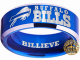 Buffalo Bills Ring | Blue & Silver | Customizable