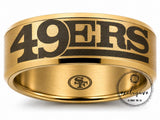 49ers Ring | Gold Wedding Ring | Sizes 6-13