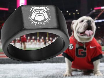 Georgia Bulldogs Ring | Black | Sizes 8-12 | Go Dawgs!
