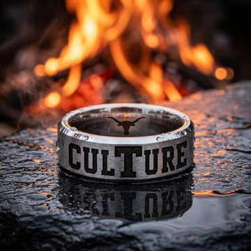 Texas Longhorns Ring | Matte Silver Ring | CULTURE Ring