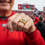 Georgia Bulldogs Ring Bulldogs Logo Ring Gold #uga #bulldogs