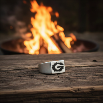 Georgia Bulldogs Ring Bulldogs Logo Ring Silver #uga #bulldogs